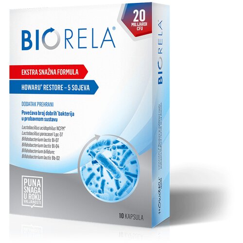 Biorela probiotik 10 kapsula Cene