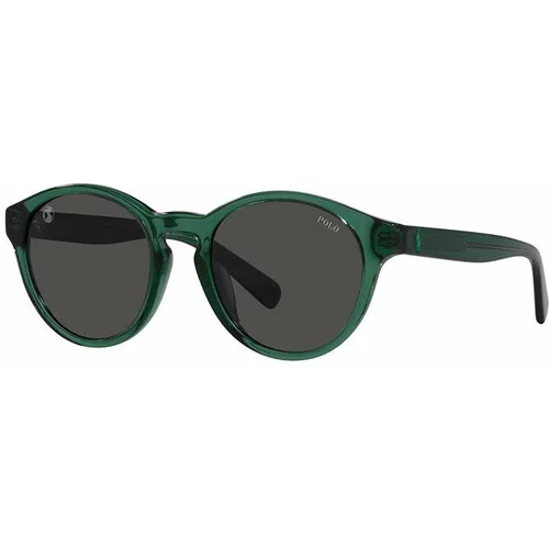 Polo Ralph Lauren Otroška sončna očala zelena barva, 0PP9505U