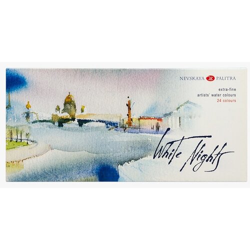  Set profesionalnih akvarela White Nights - 24x2.5ml Cene