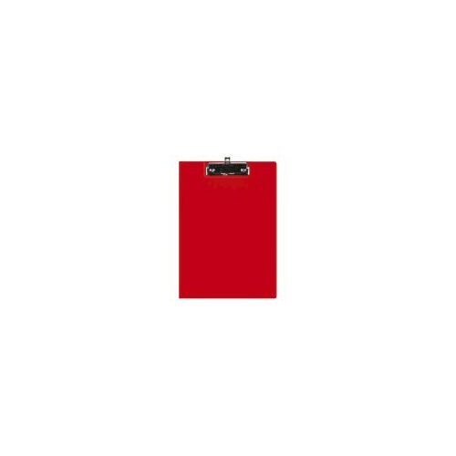 podloga klip s preklopom i štipaljkom A4 kartonska pp fornax crvena Slike