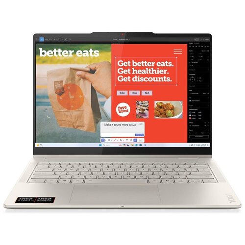 Lenovo Yoga 7 2-in-1 14AKP10 (Seashell, Aluminium) Ryzen AI 7 350 8-Core 5.0GHz/24M 32GB 1TB-NVMe 14.0" 2.8K (2880x1800) OLED 1100n DolbyVision Glass YogalPen Touch FHD-1080p Radeon 860M Graphics WiFi7 BT5.4 Backlite 70Wh 1.38kg DOS Cene