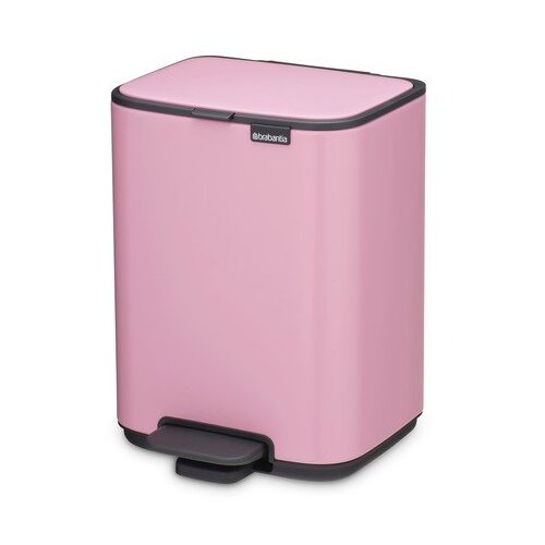 Brabantia Rožnat jeklen ko&amp;scaron; za smeti s pedalom 4 l Bo &amp;ndash; Slike