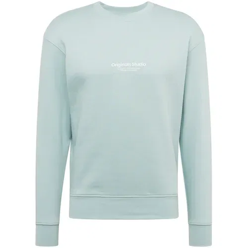 Jack & Jones Sweater majica 'VESTERBRO' menta / bijela