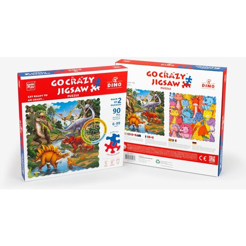  Unikplay šašave puzzle dino - krupni el. ( A077496 ) Cene