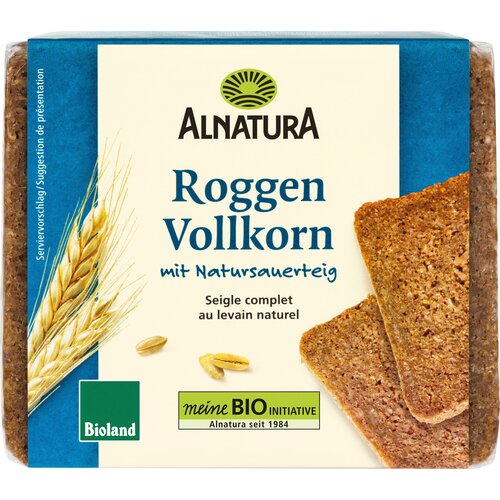 Alnatura Bioland rženi polnozrnati kruh - 500 g Cene