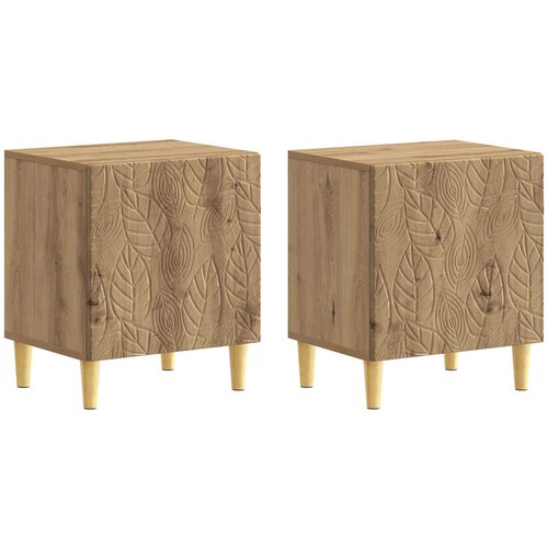  Noćni ormarić 2 pcs Hrast artisan 43 x 34,5 x 50 cm Cijene