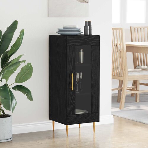  Kreveta Crni hrast 34 x 34.5 x 90 cm Konstruirano drvo Slike