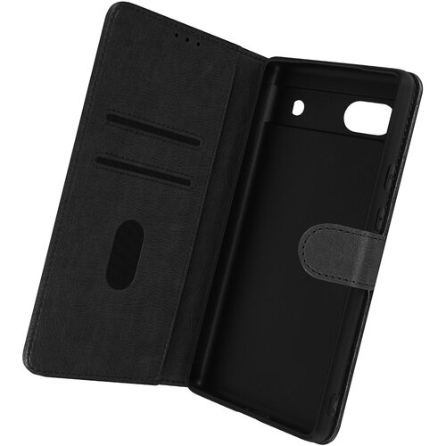 AVIZAR folio case google pixel 6A z držalom za kartico - crna, (20616469) Cene