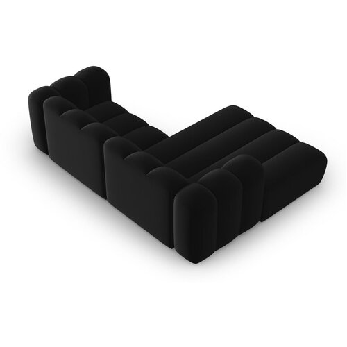 Micadoni Home Antracitno siva kotna sedežna garnitura (levi kot) Lupine &amp;ndash; Slike