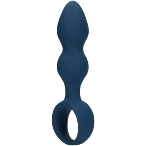 Shots Loveline - analni dildo s prstenom - srednji (plavi) Cijene