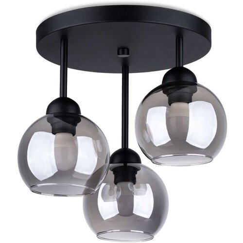  Sollux SL.1140 - Luster na stalku ALINO 3xE27/60W/230V crna Cene