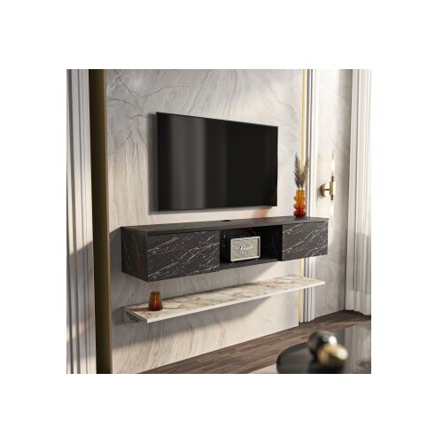 Hanah home Hanah Kućna TV komoda Elia, 140x25,6x32 cm, Crna Cijene