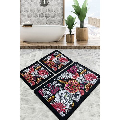  Floreale djt multicolor bathmat set (3 pieces) Cene