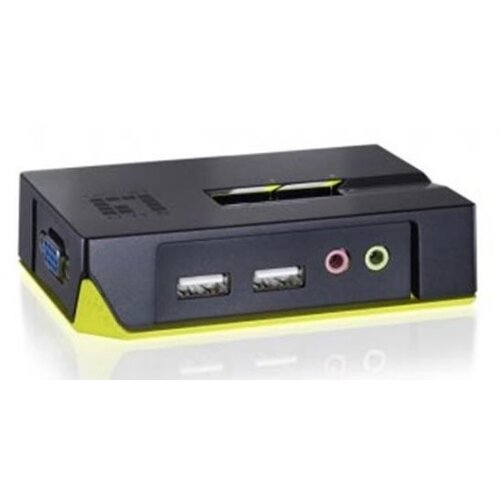 Level One KVM Stikalo VGA USB+Audio 2 PC s kabli - KVM-0221, (21737120) Slike
