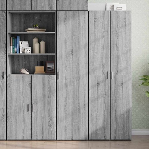  Visoka komoda siva sonome 45x42,5x185 cm od konstruiranog drva Cijene