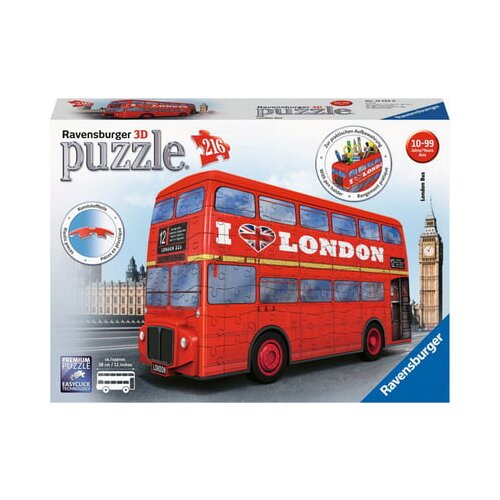 Ravensburger Puzzle - 3D Puzzle - London Bus, 216 delov Slike