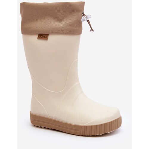 Kesi Children&amp;#039;s Wave Gokids Boots with Collar, Beige Slike