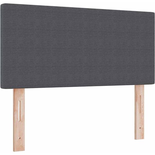 LED Box Spring Krevet Tamno siva i bijela 80 x 200 cm Slike