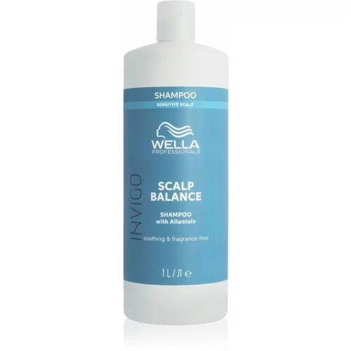 Wella Professionals Invigo Scalp Balance vlažilni in pomirjajoči šampon za občutljivo lasišče 1000 ml
