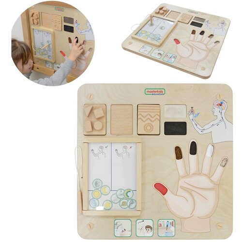  Masterkidz obrazovna ploča Montessori osjetilo dodira Cene