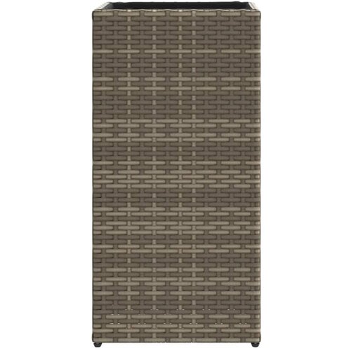  Vrtna sadilica siva 30 x 30 x 60 cm od poliratana Slike