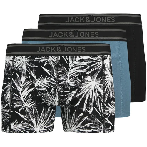 Jack & Jones Boksarice 'JACRICHARD' dimno modra / črna / bela