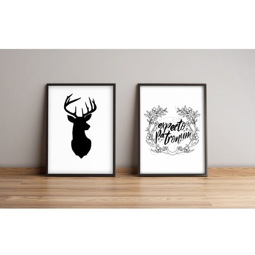 2Pysct-001 Multicolor Decorative Framed MDF Painting (2 Pieces) Cene