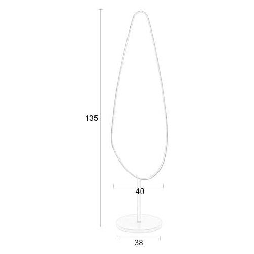 White Label Stoječe ogledalo 40x135 cm Dropz &amp;ndash; Slike