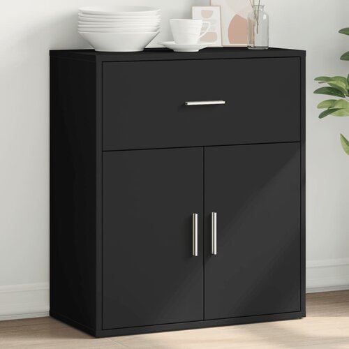 vidaXL Komoda crna 60 x 31 x 70 cm od konstruiranog drva Cijene