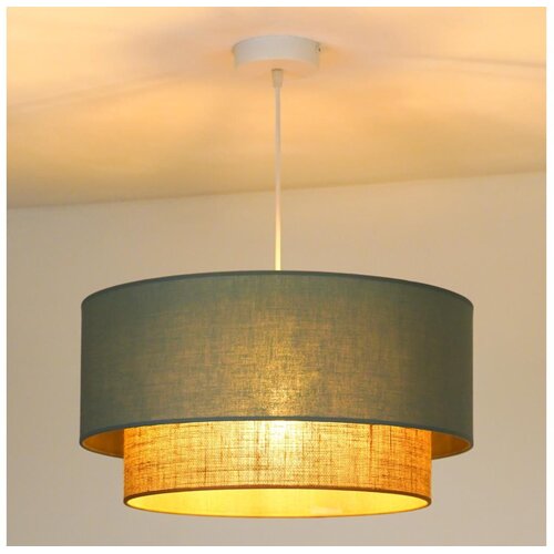  Duolla - Luster na sajli BOHO 1xE27/15W/230V prečnika 45 cm zelena/braon Cene