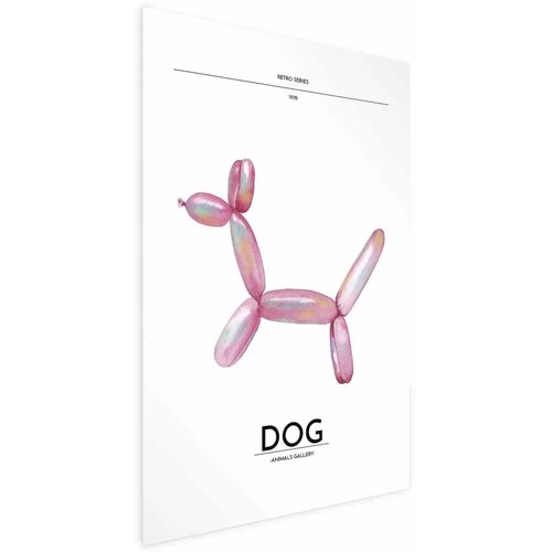  Plakat - Holo-Dog - Colorful Retro Dog 40x60 Bez okvira s margom Cene