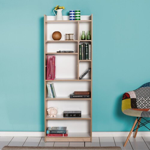 Hanah home KTP-779-SD-1 sonomowhite bookshelf polica za knjige Cene