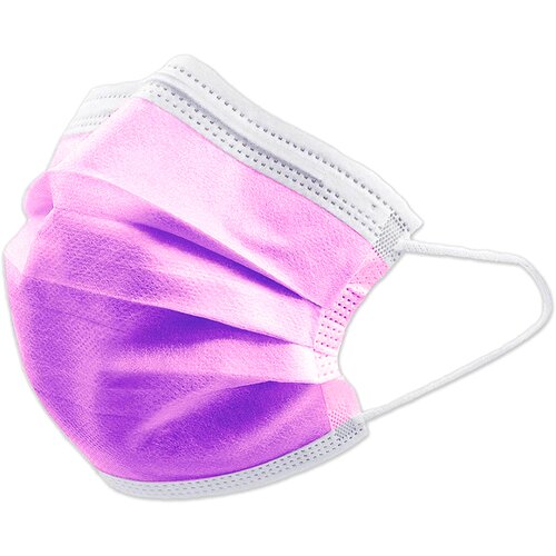  Zaštitine maske kirurške troslojne Tip IIR boja ROZA - SimpleMask - 50 kom Cene