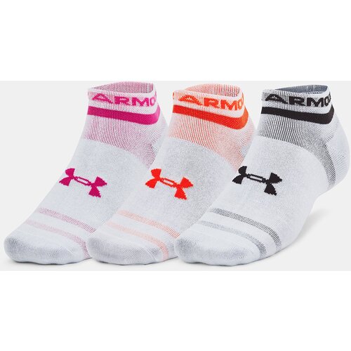 Under Armour Socks UA Essential Low Cut 3pk-WHT - unisex Cene