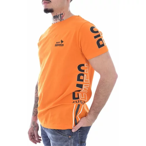 Just Emporio Majice s kratkimi rokavi JE-MEJIM-01 Oranžna
