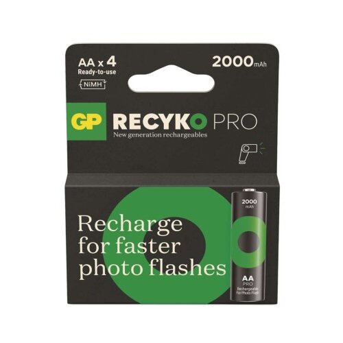  Polnilna baterija GP ReCyko Pro Photo Flash HR6 (AA) 4kos 4/1 Slike
