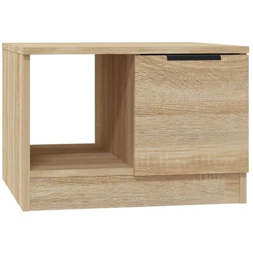 Maison Chic Klubska mizica - kavna mizica - Nizka mizica sonoma hrast 50x50x36 cm konstruiran les, (21753331) Cene
