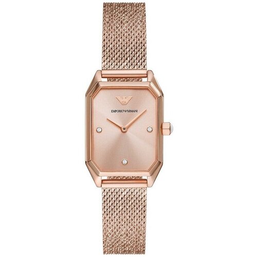 Emporio Armani Analogne ure ty531500 Pozlačena Cene