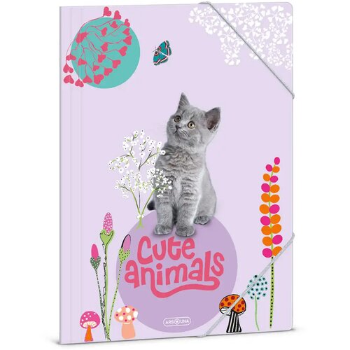 Ars Una Cute Animal Mačja elastika mapa A4 Cene