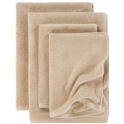 Jotex Bež bombažni komplet brisač 4 ks Darcy &amp;ndash; Slike