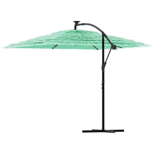  Vrtni suncobran s drvenim stupom zeleni 269x269x235 cm Slike
