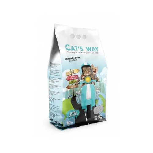 CATS WAY Marseille Soap posip za macke 10l Cene