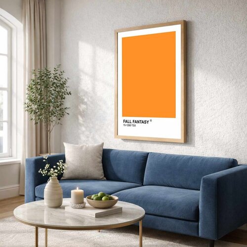 WALLXPERT NC11820_5575 Multicolor Decorative Framed MDF Painting Cene
