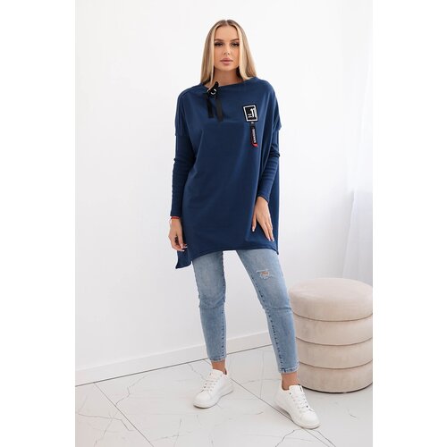 Kesi Oversize sweatshirt with asymmetrical hips jeans Cene