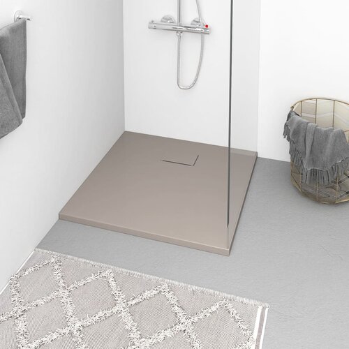 vidaXL Kada za tuš SMC smeđa 80 x 80 cm Cijene