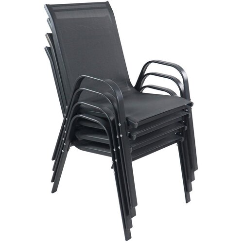 Gardenson Set Vrtnih Stolov Sonlas, Antracit, 4 Kos Cene