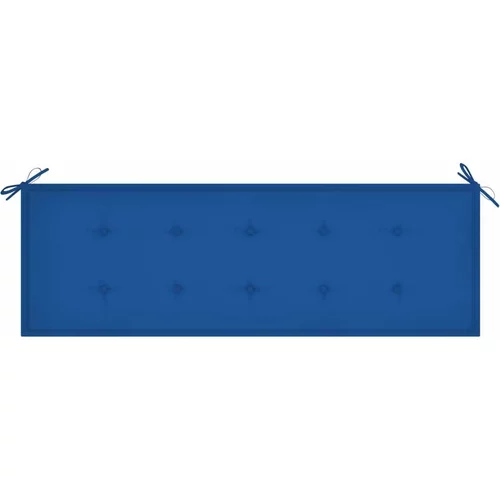 Jastuk za vrtnu klupu plavi 150 x 50 x 3 cm od tkanine Oxford