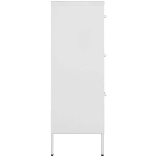 VidaXL Ladičar bijeli 80 x 35 x 101,5 cm čelični Slike
