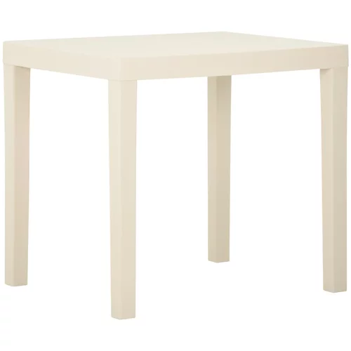  Vrtni stol bijeli 79 x 65 x 72 cm plastični
