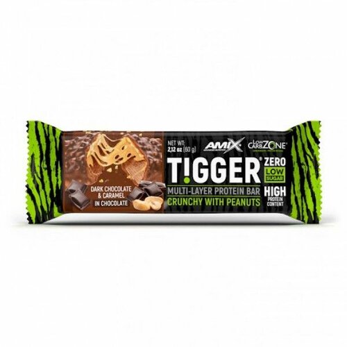  amix tiggerzero protein bar 60g dark chocolate &amp;amp; caramel Cene